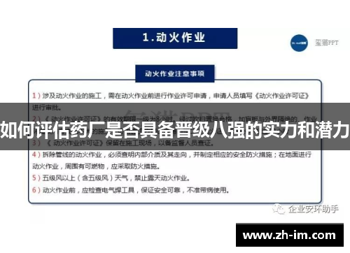 如何评估药厂是否具备晋级八强的实力和潜力