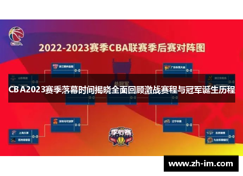 CBA2023赛季落幕时间揭晓全面回顾激战赛程与冠军诞生历程