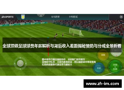 全球顶级足球球员年薪解析与背后收入差距揭秘赞助与分成全景析看